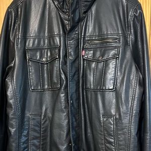 Mens Levi Leather Jacket
